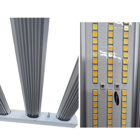 Super Angebot LED Grow Panel 720watt mit Samsung 301H 109cm x 107cm IP65 Schutzfaktor. 3,10Umol 0-100% Dimmbar