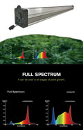 Under Canopy LED Light 120cm 2 Spektren Full Sprektrum und High Blue für die Vegiphase 120watt