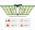 BioTanic-Pro BP1000, 3400 Samsung Dioden, 1000Watt 0-100% Regelbar, Full Spectrum, 105,5cm x 105cm x 3,5cm, LED Grow Lampe
